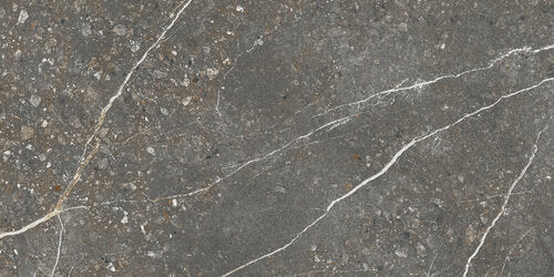 Bodenfliese Schwarz Natural 60x120cm