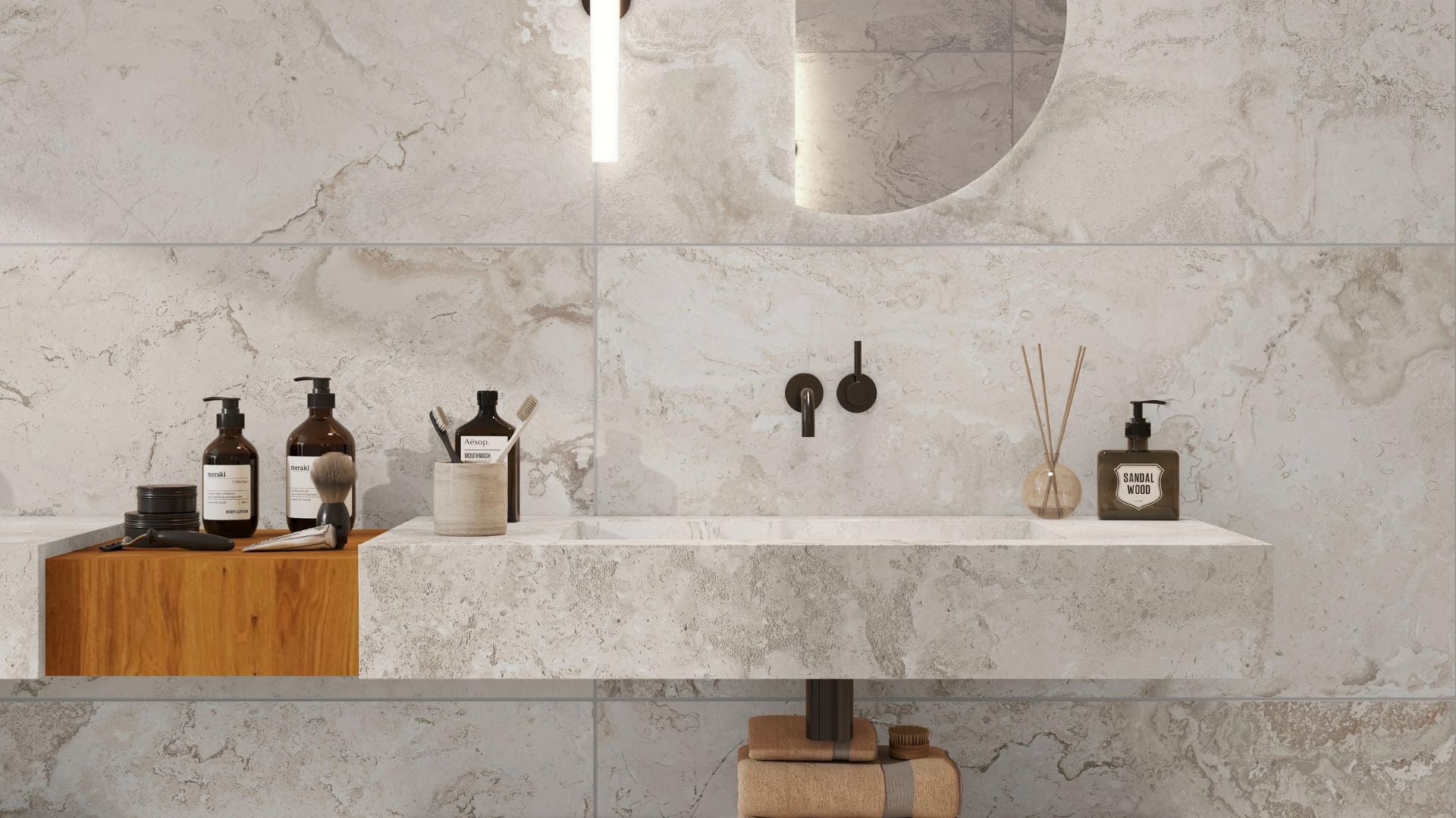 Bodenfliese Antrazit Natural 60x120cm