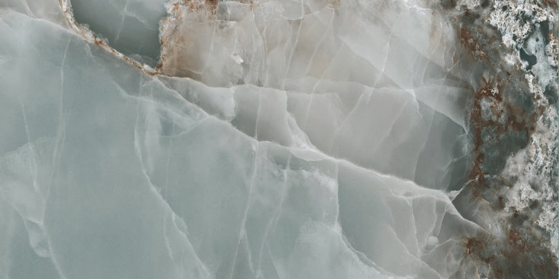 Bodenfliese Poliert Türkis 60x120 cm