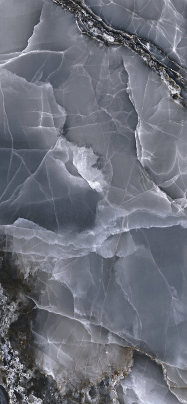 Bodenfliese Poliert Blau XXL 120x260 cm